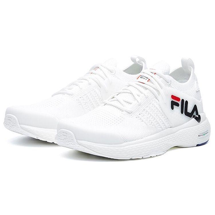 Fila Mind 3 Аэробные Удобные Сетчатые Синтетическая Кожа Низкий Верх Повседневные Кроссовки для Бега Женские кроссовки Ярко-Белые A12W042109FWT