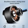 USB Car Fan Double Head Dashboard Electric Fan Strong Wind, Low Noise Cooling Device, 360-Degree Rotation Vehicles Fan