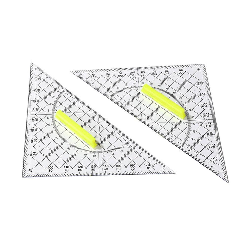 Drafting Tools Triangle Ruler Plastic Scale Ruler Durable Set Square Students Gift