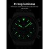 POEDAGAR Casual Man Clock Chronograph Date Waterproof Luminous Quartz Watches Stainless Steel Fashion Wristwatch Reloj