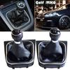 For VW Golf MK5 MK6 Golf 5 6 Rabbit Jetta MK6 2005-2014 Car Gear Shift Knob Gaiter Boot Case Cover Collar Lever Shifter Konb