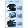 8000 Hours Lifetime Brushless Motor 5V DC Mini Gas Pump Small Sampling Silent Micro Vacuum Diaphragm Air Pump