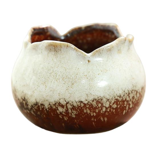 Цветочный горшок Яркий цвет Гладкий край Ударопрочный Дизайн с дренажным отверстием Утолщенный Декоративный Изысканный Горшок для суккулентов Цветочный горшок для балкона