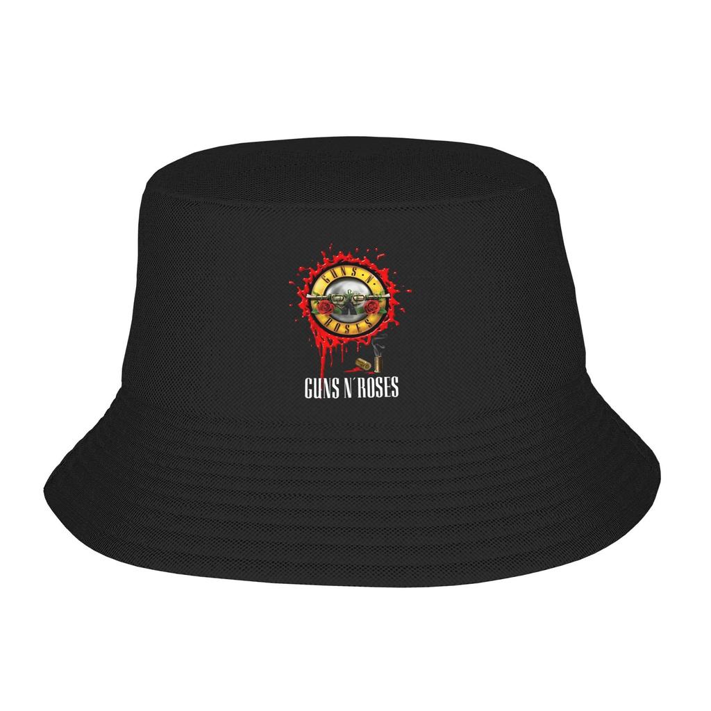 Панама Мужская Женская Легкая Для Улицы Guns N Roses Рыбалка Рыбацкая Шляпа Жаркое Лето Пляжный Отпуск Отдых Головной Убор Шляпа-Бочка