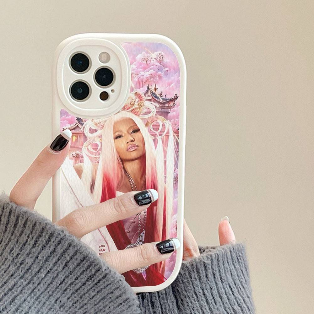 Силиконовый чехол для телефона N-Nicki Singer Minaj для iPhone 16 15 14 13 12 11 Pro Max Mini Кожаная мягкая крышка