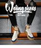 New platform tooling shoes casual sports shoes new fashion versatile trendy shoes mid-help outdoor hiking shoes men's shoes