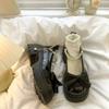 Модные женские лоферы Весна 2025 Новые туфли Мэри Джейн Женские Французский стиль Толстый каблук Высокий каблук Мягкая подошва Обувь Лолиты Zapatos De Mujer