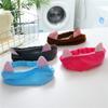 Повязка на голову с надписью Wash Face Soft Теплая повязка на голову с бантом для макияжа Уши животных для девочек Эластичная