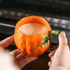 Ручная роспись: тарелки, миски и милые керамические кружки на Хэллоуин с тыквами