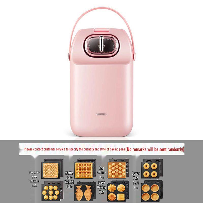 Multi-Function Breakfast Maker: Sandwich, Toast, Waffle, and Egg Cooker