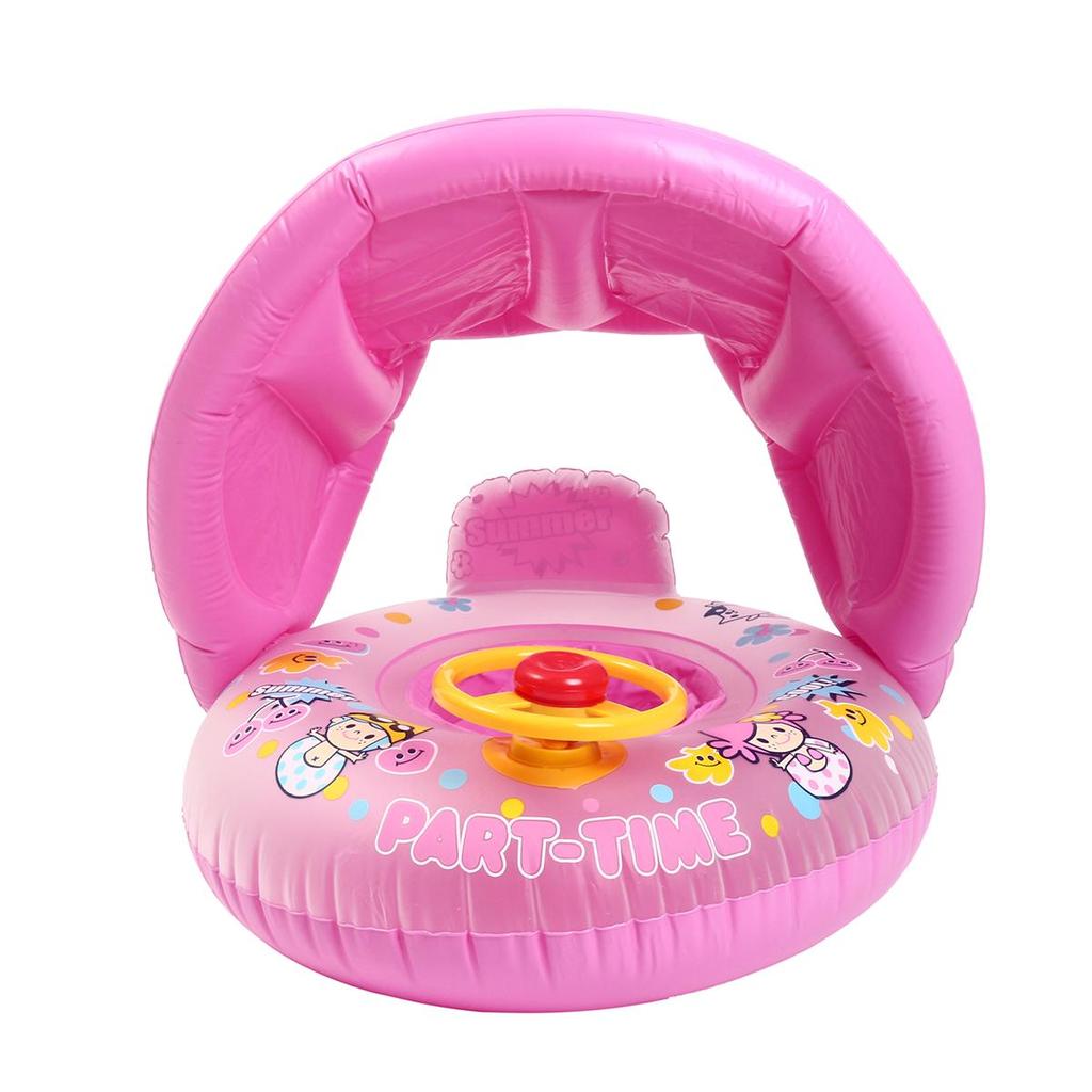 Навес для маленьких детей, поплавок, сиденье, лодка, надувное кольцо для плавания, бассейн, водное развлечение