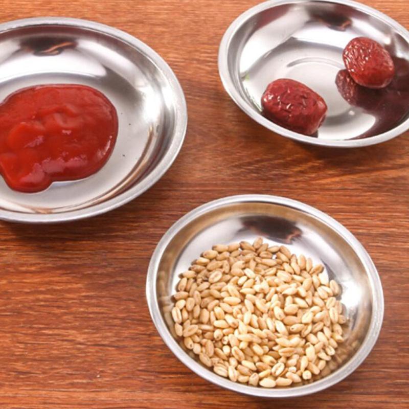 12 шт. Пищевая нержавеющая сталь Тарелка Детская Рамекин Чаша Кулинарные миски для кухонной подготовки