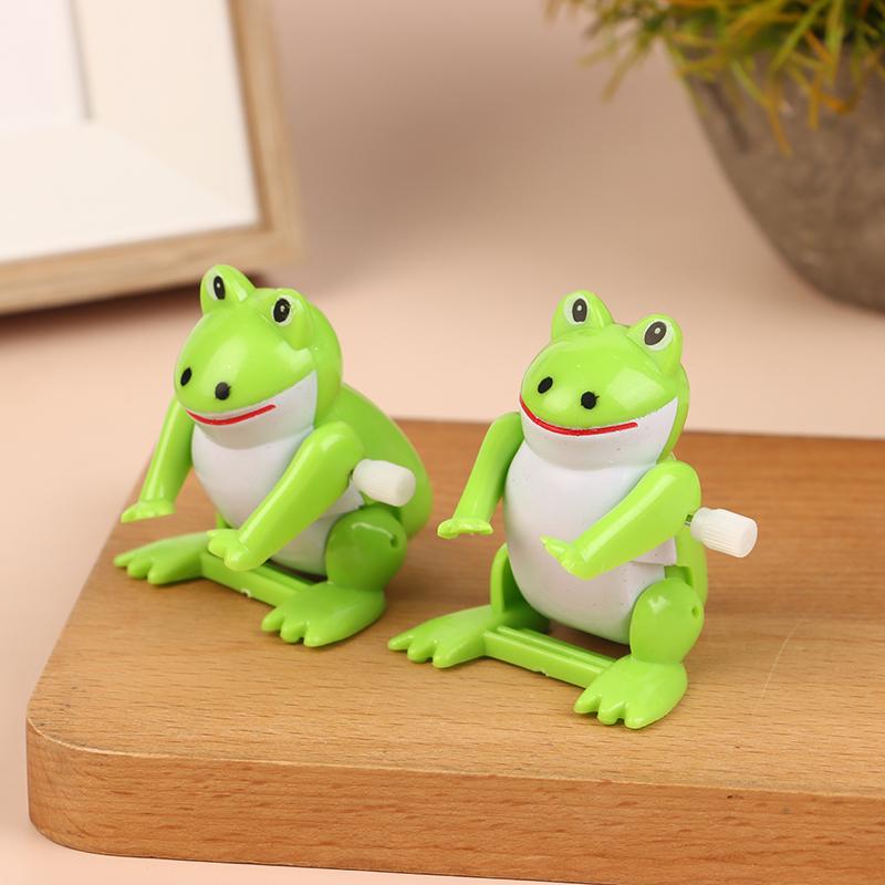 Kawaii Clockwork Frog Toy Смешные прыгающие игрушки-лягушки Креативные заводные игрушки-животные Игрушка для снятия стресса для детей Подарки