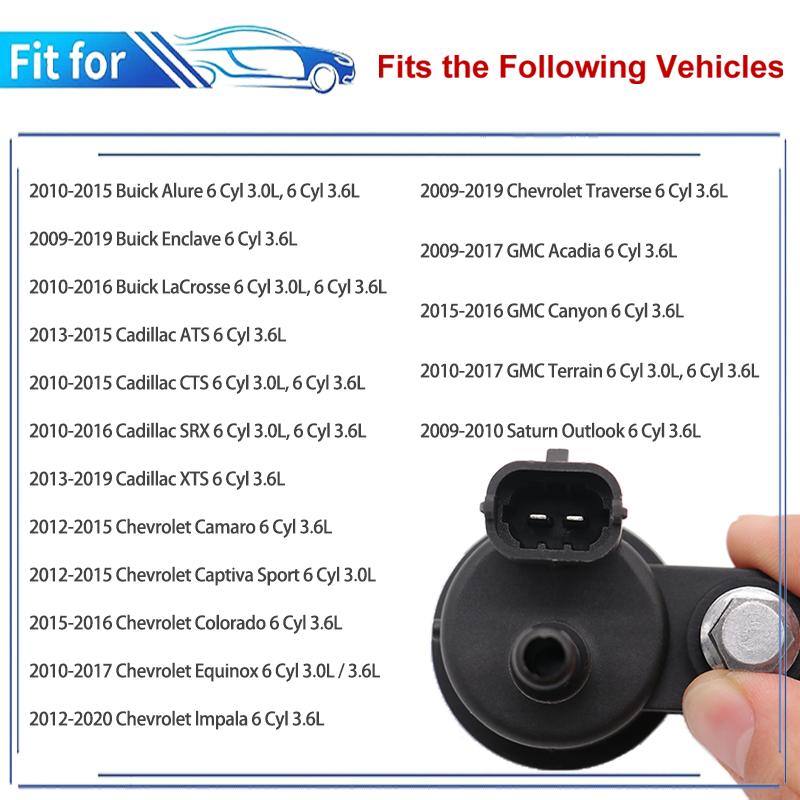 Клапан продувки адсорбера 911-082 12610560 12690512 55593172 для Buick Chevrolet Cadillac 214-2137 CP612 0280142481 0280142548 Вентиляционные клапаны 4