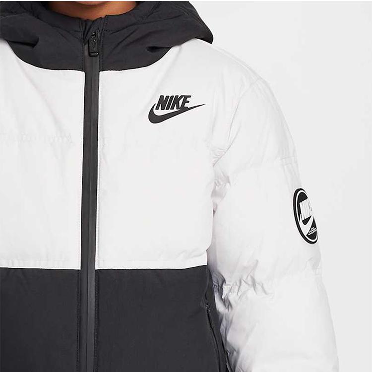 Nike Down Jacket Black White Children Aged 3 7 Years Old HV7184-025