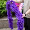 DIY 2M Natural Turkey Feather Boa Bulk - Pink Marabou Plumes for Wedding Decor, Carnival Costume, DIY Shawl Accessories