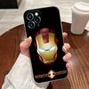 Marvel Капитан Америка США Железный Человек Халк Прозрачный Чехол для Телефона Для iPhone 17 Pro Max 17E 11 12 13 14 15 16 Pro Max Plus 17 Air 16E 7 X Чехол