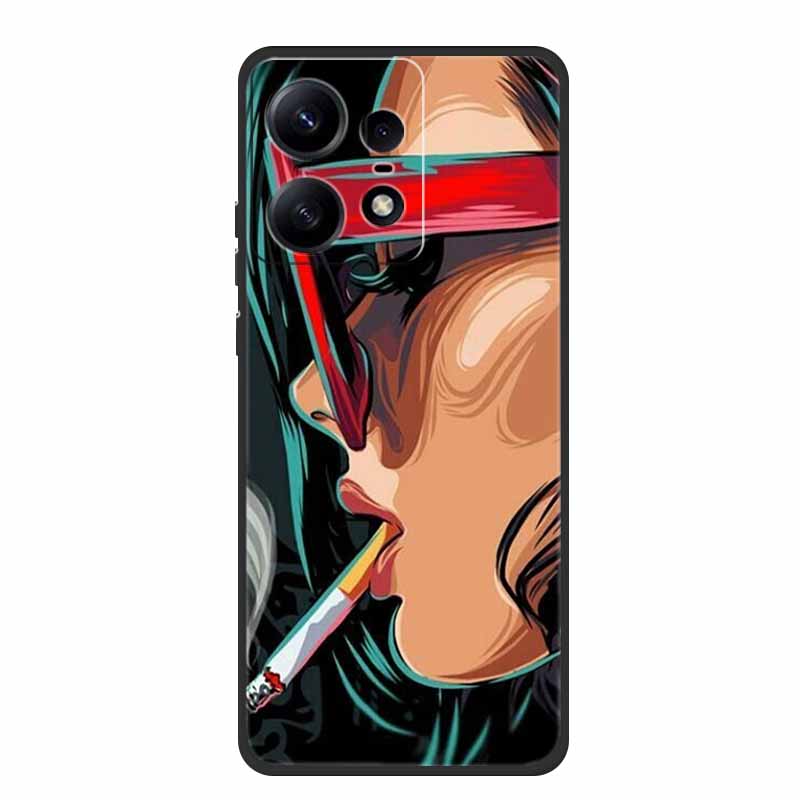 Для чехла Moto Edge 50 Pro Животные Мягкий силиконовый ТПУ Чехлы для телефона Задняя крышка Для Motorola Edge 50 Pro 5G Защитник Волк Крутой funda