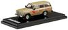 HobbyJAPAN Toyota Land Cruiser 60 GX 1984 Beige Metallic with Side Decals 1/64