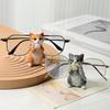 Держатель для очков в виде котенка из смолы: Милое настольное хранение и декор