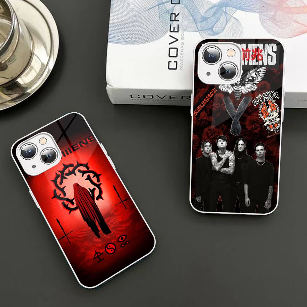 Rock Band Плохие Предзнаменования Закаленное Стекло Для Iphone 14 13 12 11 Pro Mini XS MAX 14Plus X XS XR Чехлы
