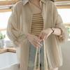 Women's Sunscreen Clothing Thin and Sheer Cardigan for Outerwear In Summer Long-sleeved Shirt Coat Suitable for Petite Women