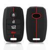 Чехлы для ключей с 3/4 кнопками, брелок для KIA Rio Rio5 Sportage Ceed Cerato K3 KX3 K4 K5 Sorento Optima Picanto