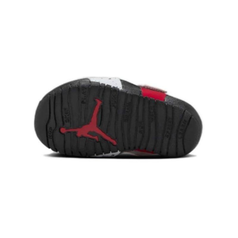 Jordan Flare toddler low-top walking shoes white red CI7850-106