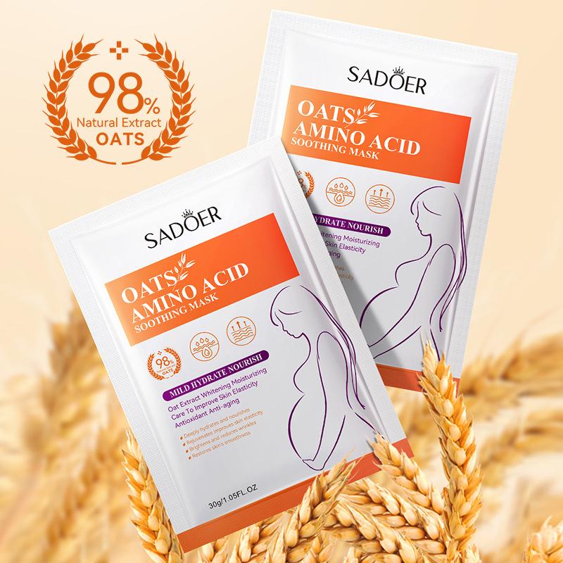 Sadoer Питательная и увлажняющая маска с овсяными аминокислотами