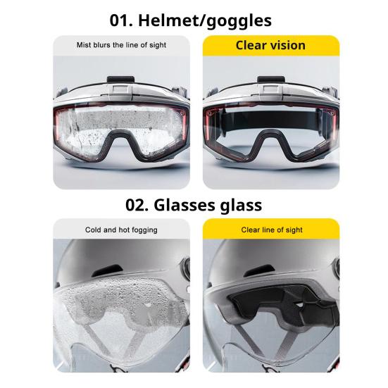 1/2/3/4/5 шт. Очиститель автомобильных стекол Anti-Fog 90 мл. Средство для устранения запотевания с аппликатором. Длительная защита