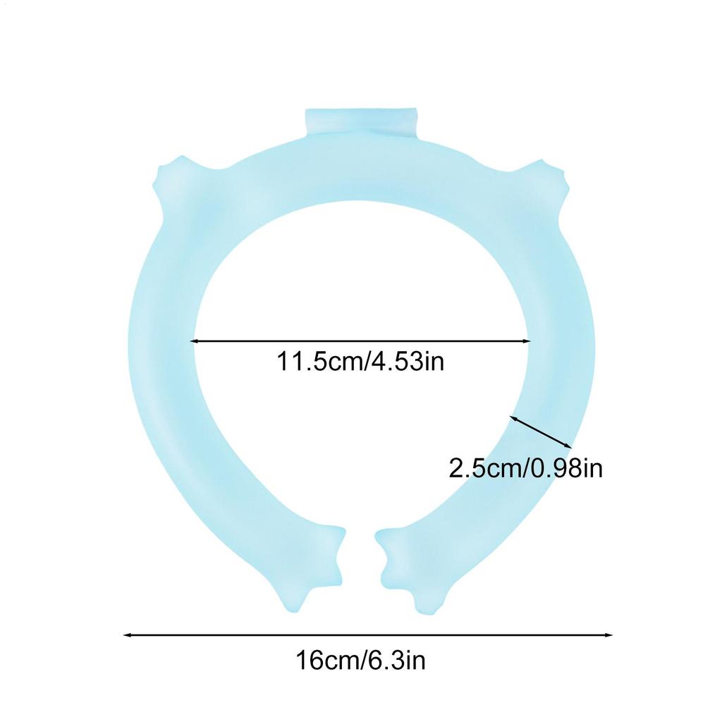Cooling Neck Ring Reusable Neck Ring Cooler Cooling Wrap Heat Protection Ice Scarf For Summer Outdoor Sports Gym Camping