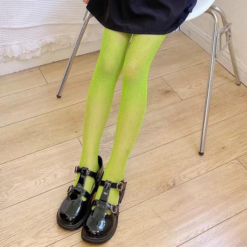 Летние сетчатые колготки с бриллиантами для женщин, сексуальные модные блестящие сетчатые колготки, женские тонкие нейлоновые чулки со стразами и сеткой