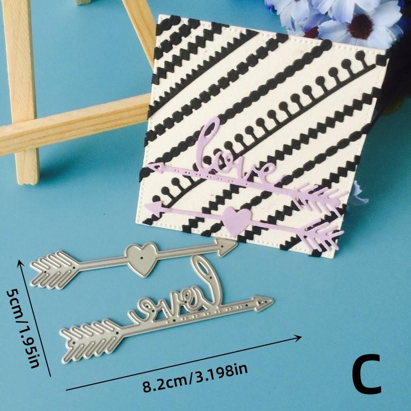 Сердце Любви Детская коляска Металлические штампы для DIY Скрапбукинга Альбома Бумажных открыток Декоративных поделок Тиснения.