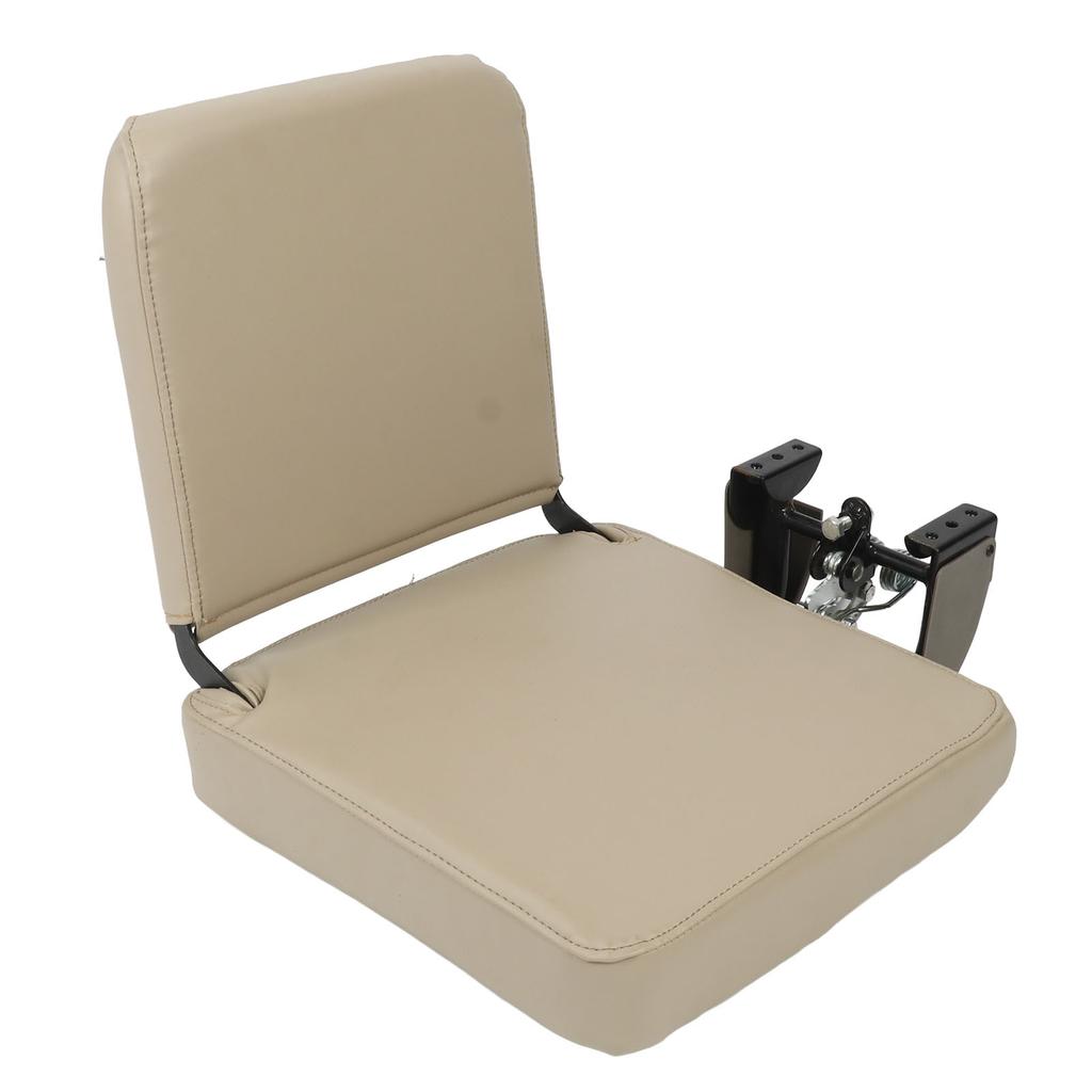 Складное кресло-раскладушка из холоднокатаной стали с водонепроницаемой искусственной кожей, снижающее усталость, с автоматическим отскоком для кемпера, яхты