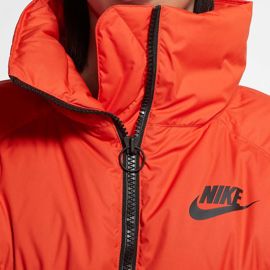 Nike Женская зимняя пуховая куртка оранжевая BV2880-891