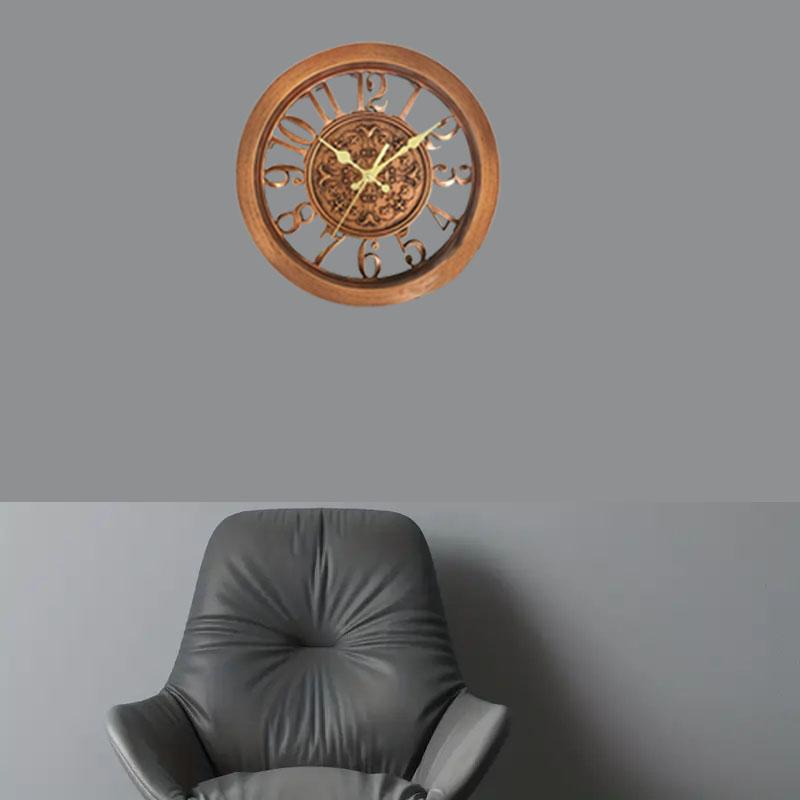 Ретро европейские креативные настенные часы ретро легкие роскошные бесшумные не тикающие настенные часы на батарейках для кабинета спальни