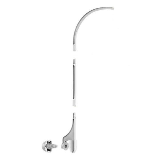 Держатель для подвесных погремушек для детской кроватки с классической музыкой, механический заводной механизм, вращающийся крючок, переключатель-слайдер, аксессуары для коляски