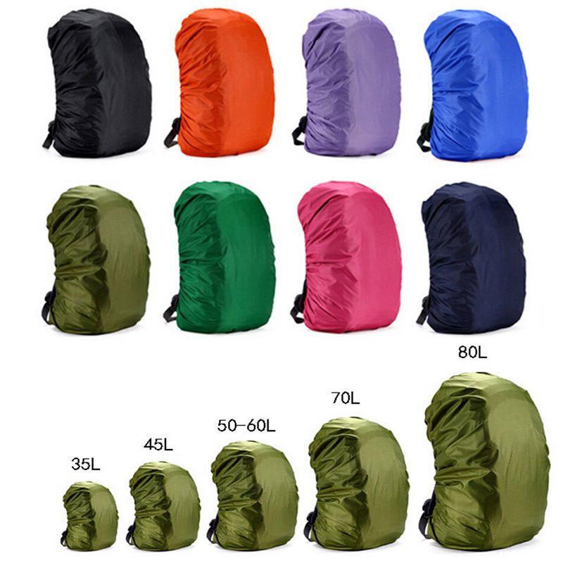 35л-80л Водонепроницаемый Пылезащитный Портативный Рюкзак для Кемпинга Дорожная Сумка с Дождевиком для Приключений на Открытом Воздухе