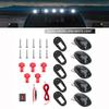 Universal 16 LED Car Cab Roof Marker Lights IP68 External Clear/Smoked Lens Lamps for Truck SUV 12V Driving Light