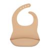 Casa Drawing Silicone Bib, Apricot, 1 Piece, 1 Piece