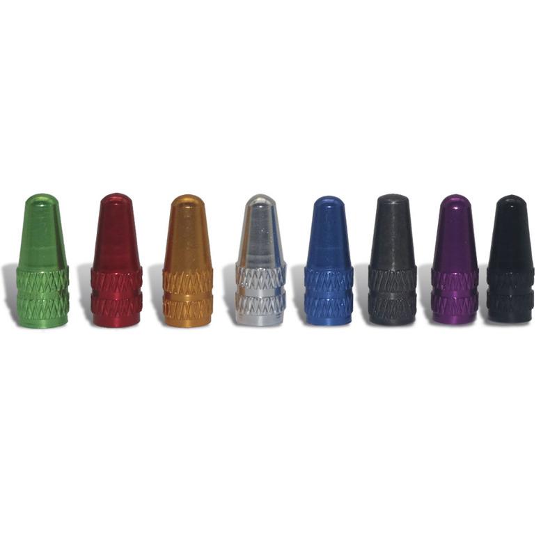 10 Pcs / Set Aluminum Alloy Road MTB Track Racing Bike Tube Tyre Bicycle Tire Wheel French Valve cap Presta AIR Valve Caps