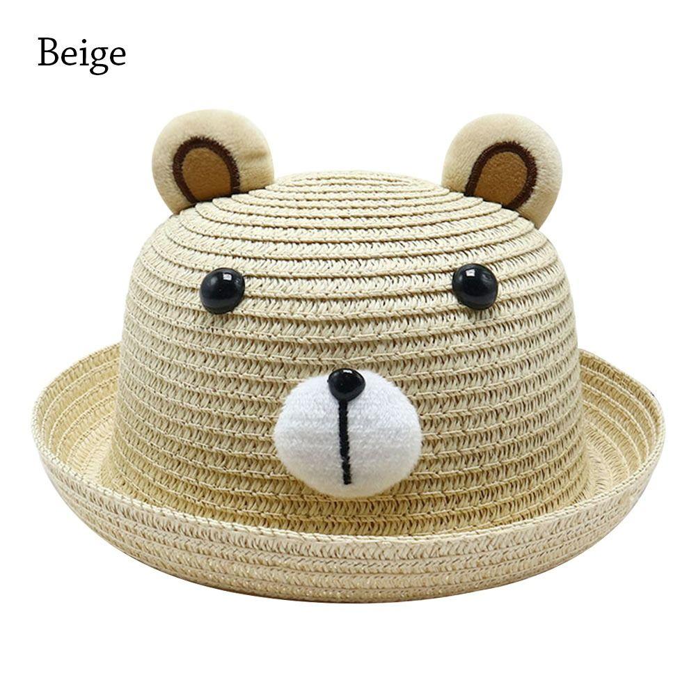 Дышащая кепка от солнца, симпатичная пляжная кепка, детская шляпа-ведро для малышей
