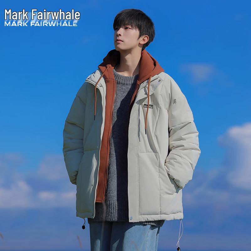 Мужская стеганая куртка с капюшоном Mark Fairwhale, имитирующая двухпредметную