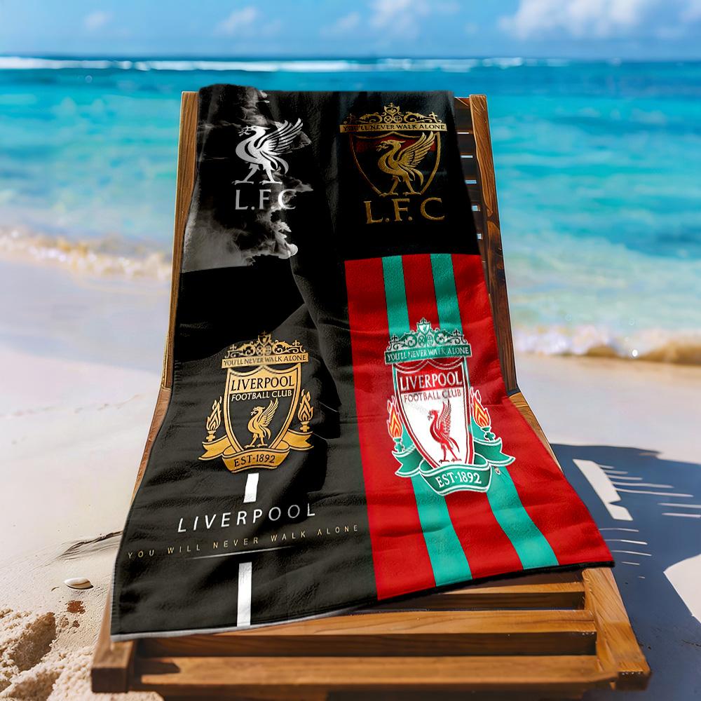 Liverpool Football Club Beach Towel Super Soft Microfiber Quickdry Fabric Comfortable Lightweight