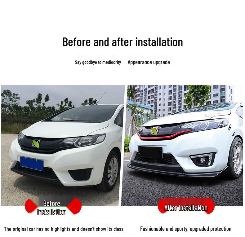 Комплект переднего сплиттера и заднего спойлера RS для 2014-2017 годов: Включает задний бампер и диффузор