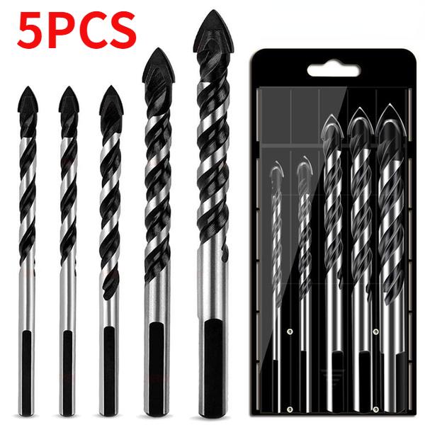 5 шт./компл. набор сверл с наконечником из карбида вольфрама для плитки для обустройства дома и проектов DIY
