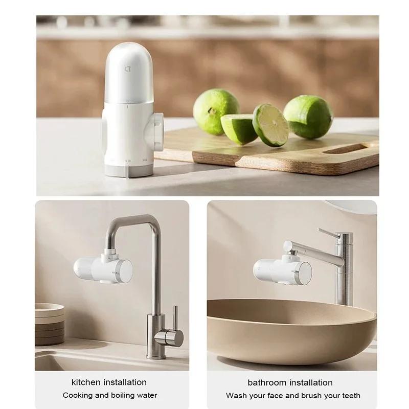 Новый очиститель воды XIAOMI Mijia Faucet 2, бытовой кухонный кран, видимый фильтр для воды, система перколятора с активированным углем