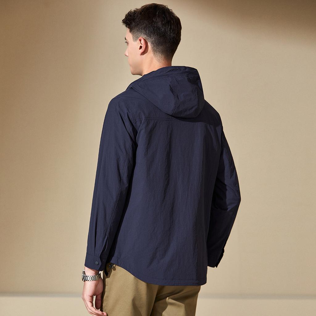 Autumn Thin Hooded Men's Jacket