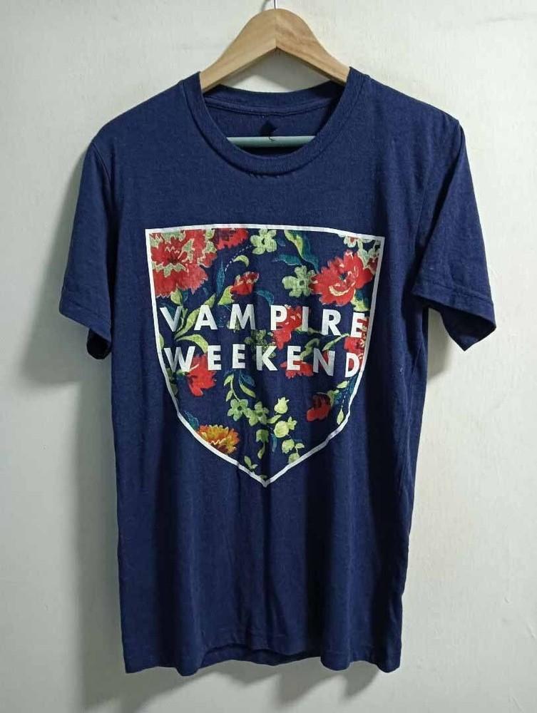 Ретро-стиль Футболка группы Vampire Weekend Черная Унисекс S-5XL 1P0094 Унисекс Футболка