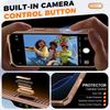 RFID Blocking Wallet Case with Card Holder Sliding Camera Cover PC+TPU Protective Case for iPhone 16 Pro Max-Gold